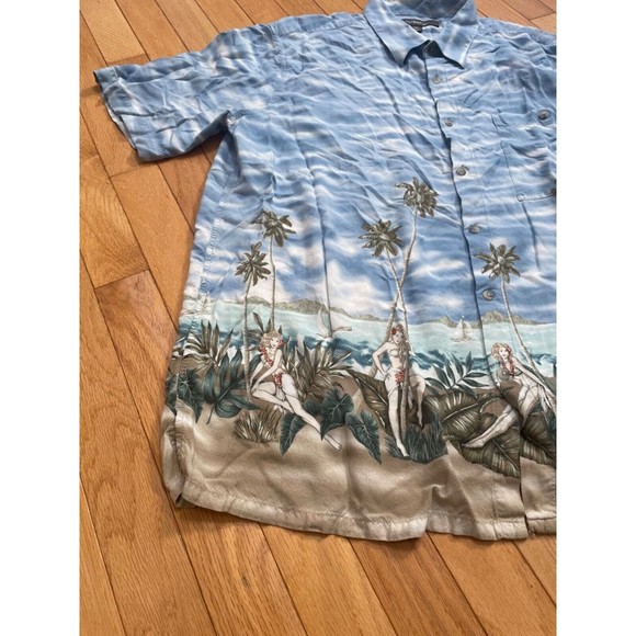 Croft & Barrow Hawaiian Button Down-Mens XL-Great Conditin-AOP-Mens XL - Picture 5 of 8